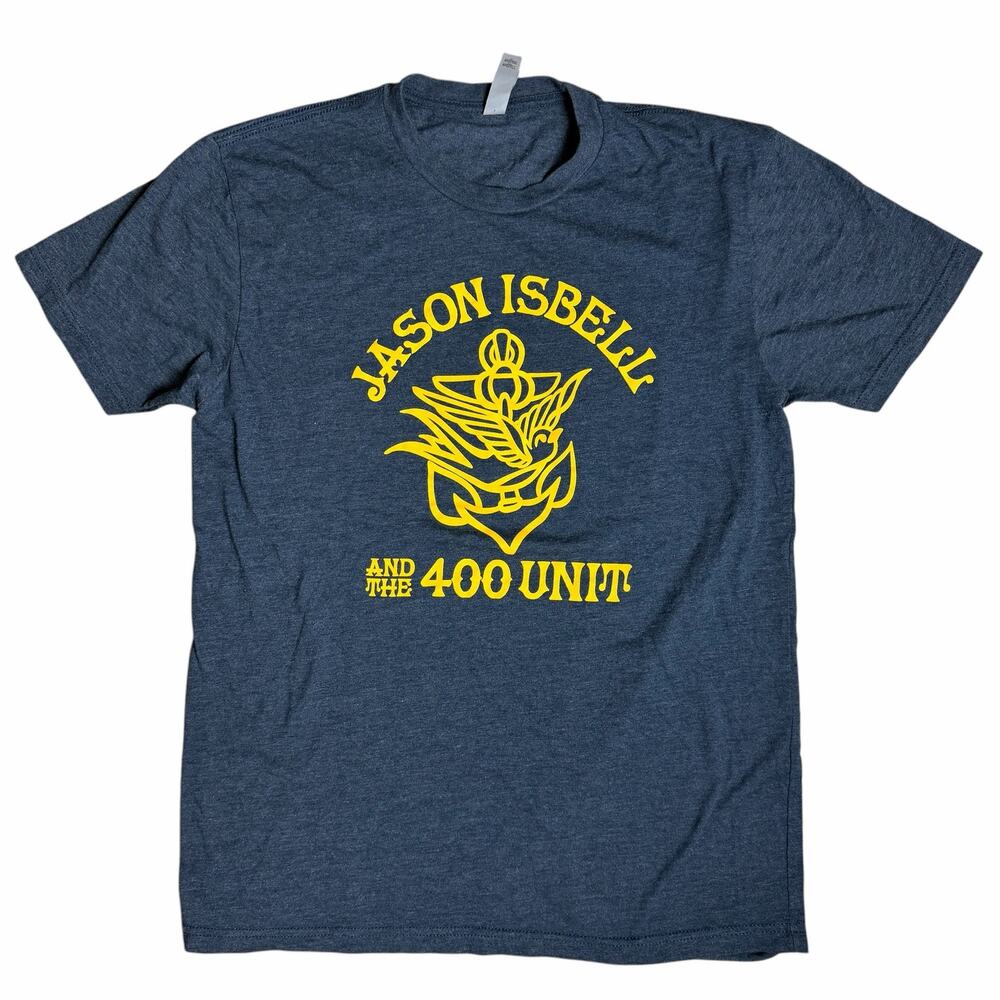 Jason Isbell and the 400 Unit Band Shirt Medium Gray Country Americana Folk
